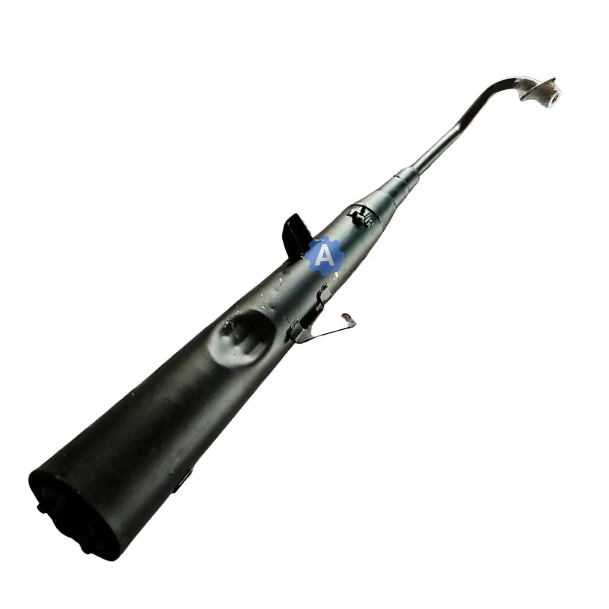 Silencer for Hero Glamour/ Super Splendor(Black)