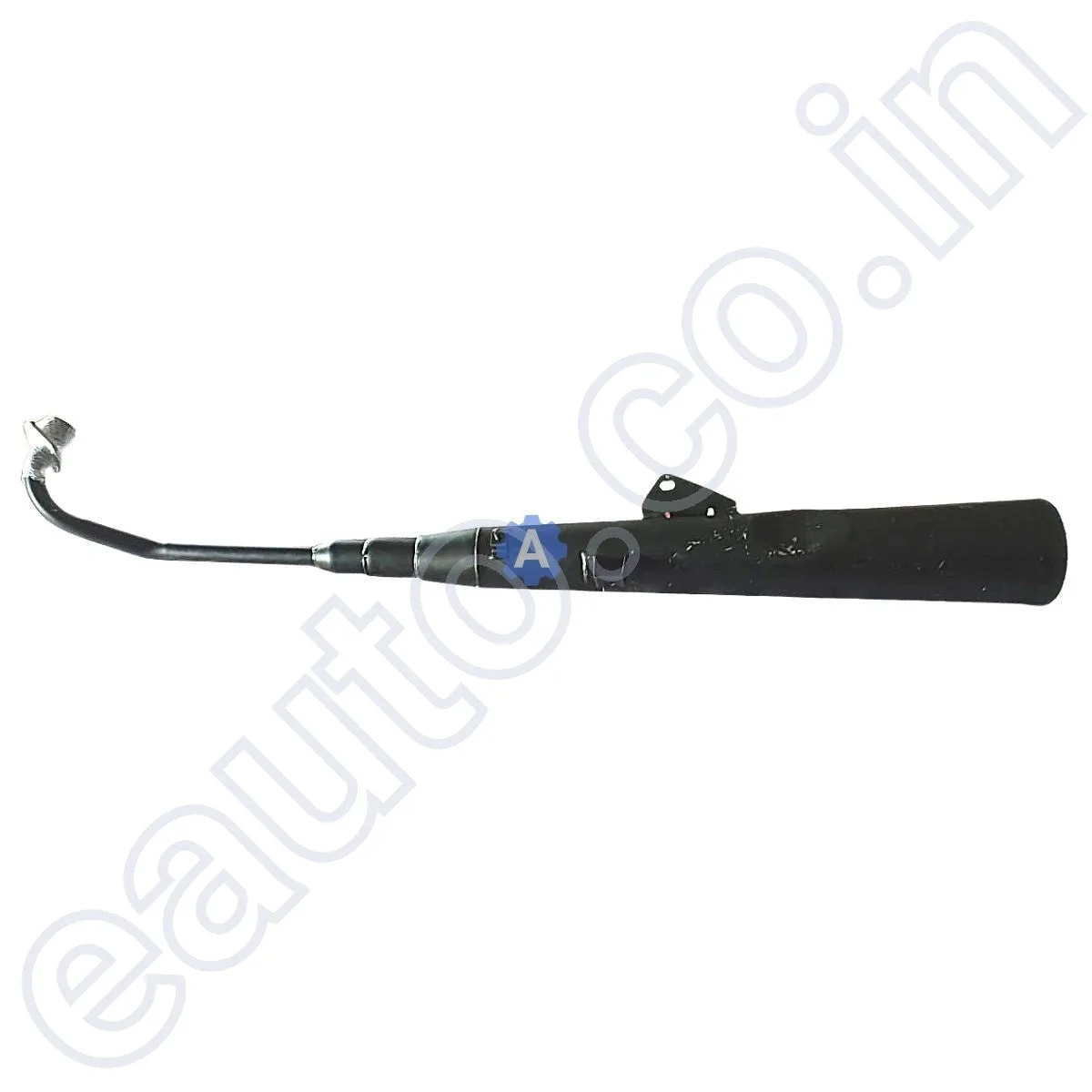 Silencer for Hero Glamour/ Super Splendor(Black) 3