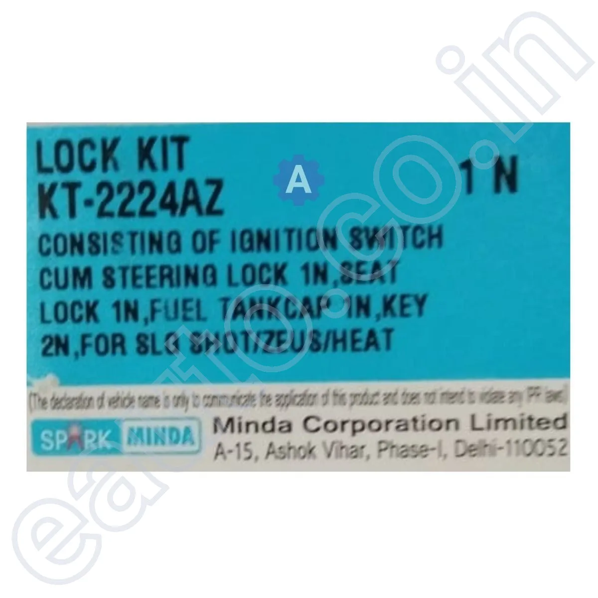 Spark Minda Ignition Lock Set for Suzuki Slingshot/ Zeus/ Heat 3