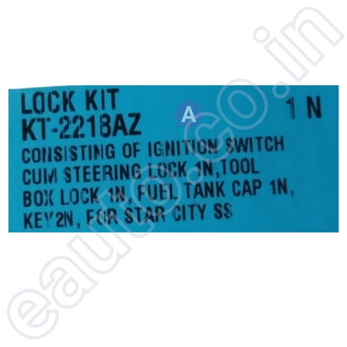 Spark Minda Ignition Lock Set for TVS Star City Self Start | Set of 3 3