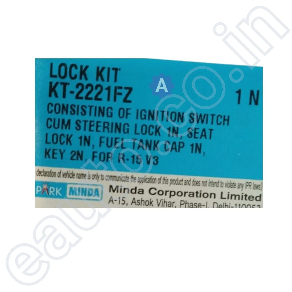 Spark Minda Ignition Lock Set for Yamaha R15 V3 4