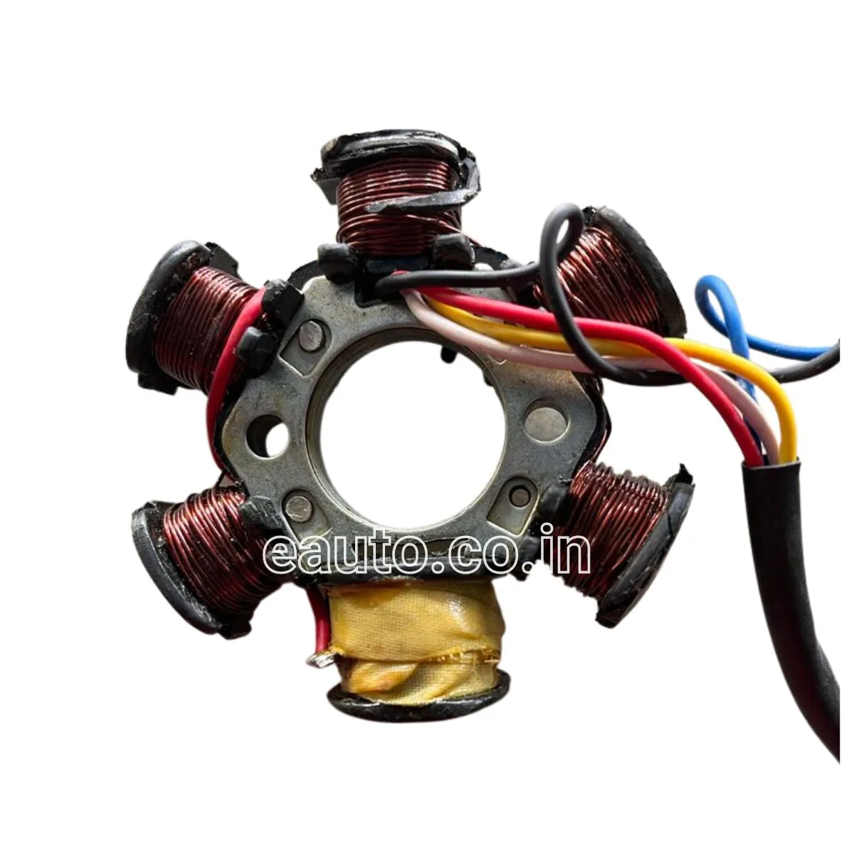 Stator Coil Plate Assembly for TVS Scooty Pep Plus | (6 Pole) 2+2 Pin