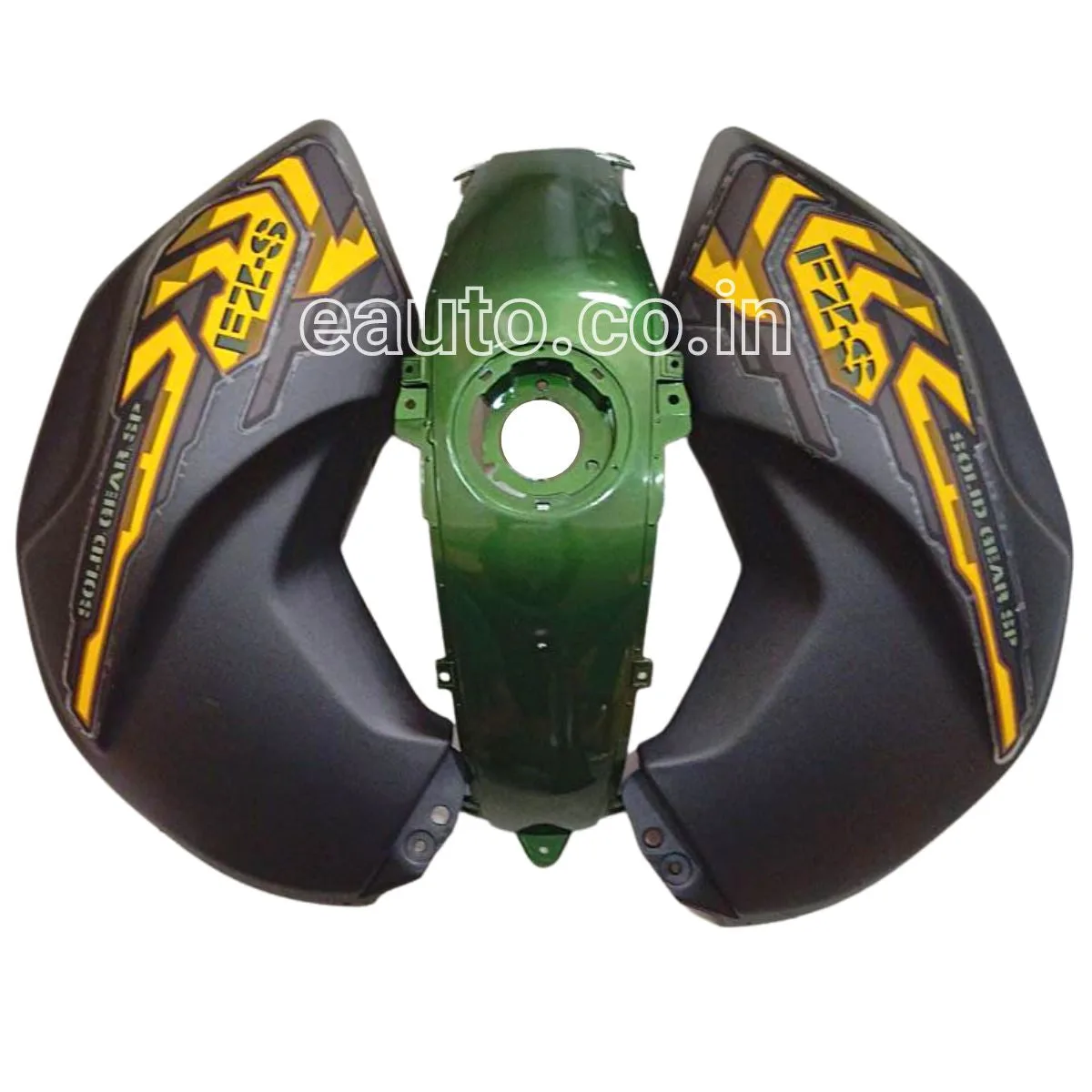 Tank Cover for Yamaha FZ | FZ16 | FZ-S V1 | Military Green | Set of 3