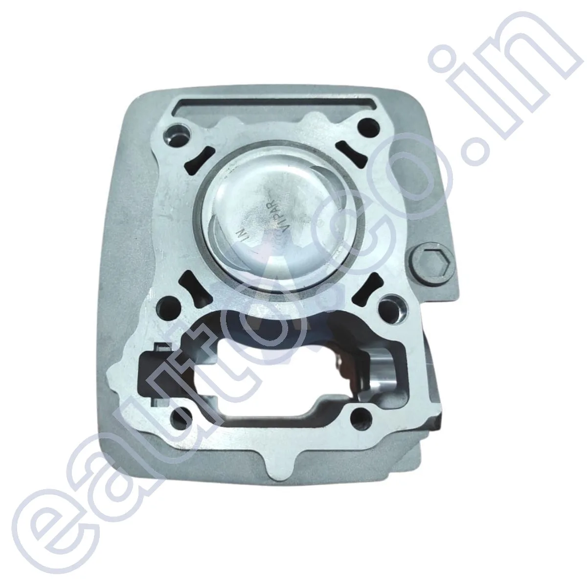 USHA Piston Cylinder Kit for Hero Achiever | CBZ Xtreme | Hunk | Honda Unicorn | Silver Colour Block | Engine Block 2