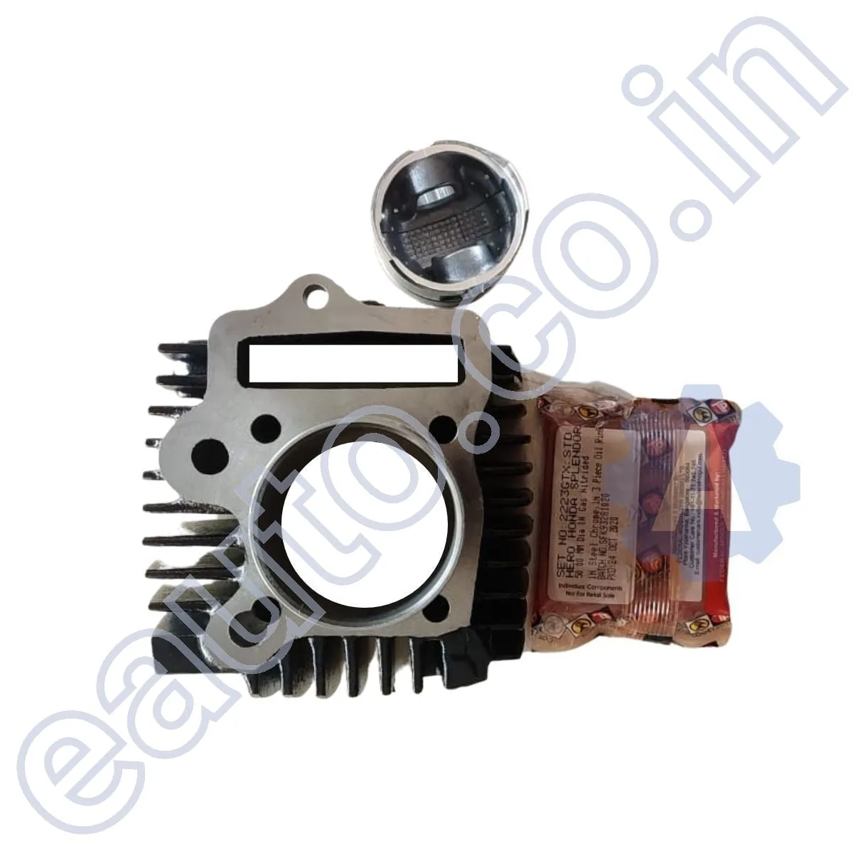 USHA Piston Cylinder Kit for Hero Honda Sleek | CD 100 SS | CD 100 | Hero CD Dawn | CD Deluxe Kick Start | HF Dawn | Passion | Passion Plus | Splendor | Splendor Plus | iSmart 100 Old Model 2