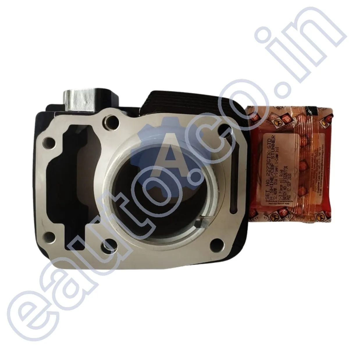 USHA Piston Cylinder Kit for Honda Shine | CB Shine | SP Shine | Hero Ignitor | Stunner | Black Colour Block | Engine Block 4