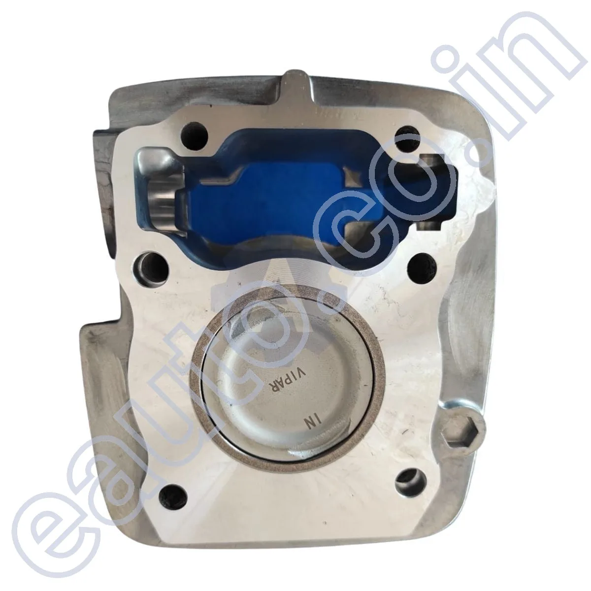 USHA Piston Cylinder Kit for Honda Shine | CB Shine | SP Shine | Hero Ignitor | Stunner | Silver Colour Block | Engine Block 2