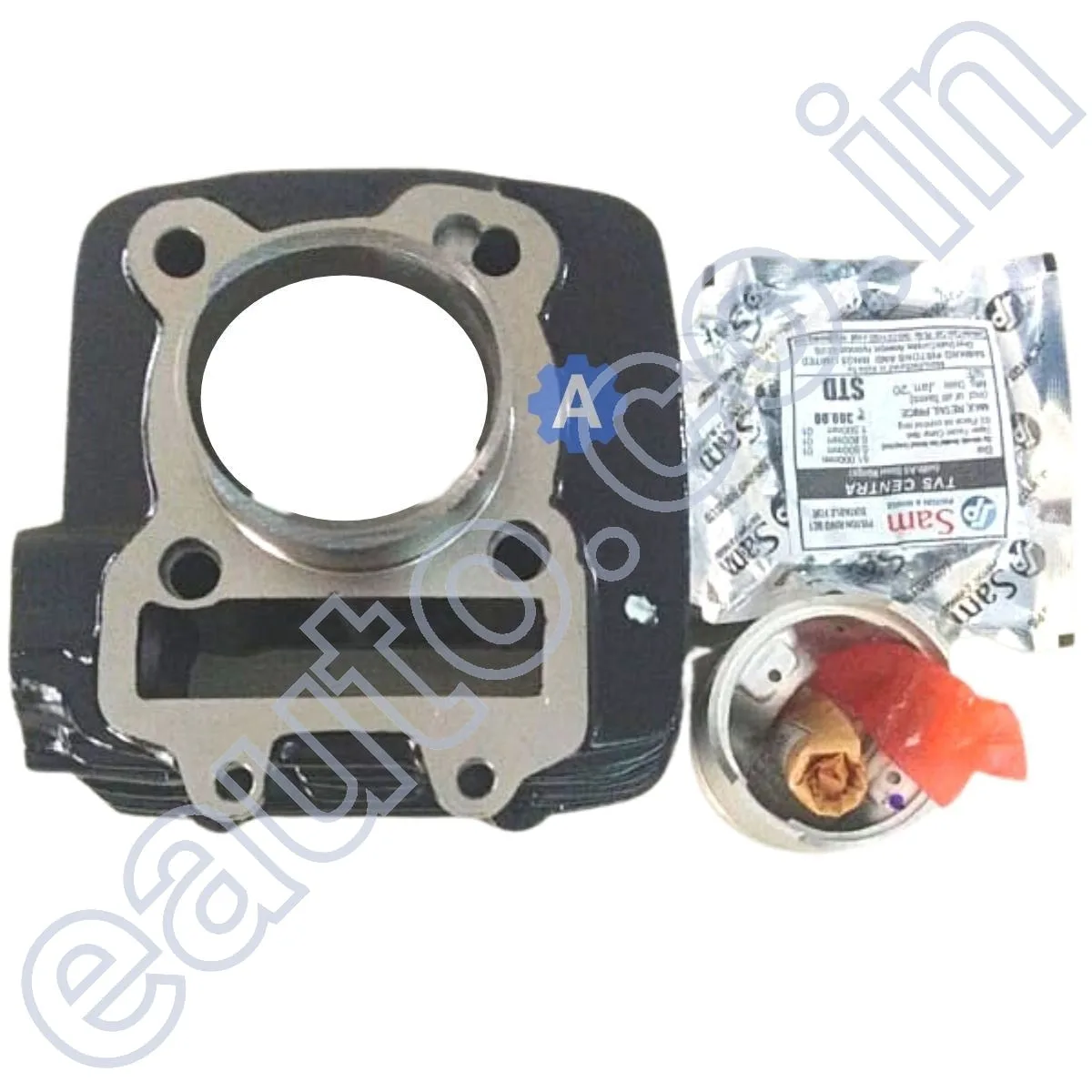 USHA Piston Cylinder Kit for TVS Star City | Electric Start & Kick Start | Engine Block 3