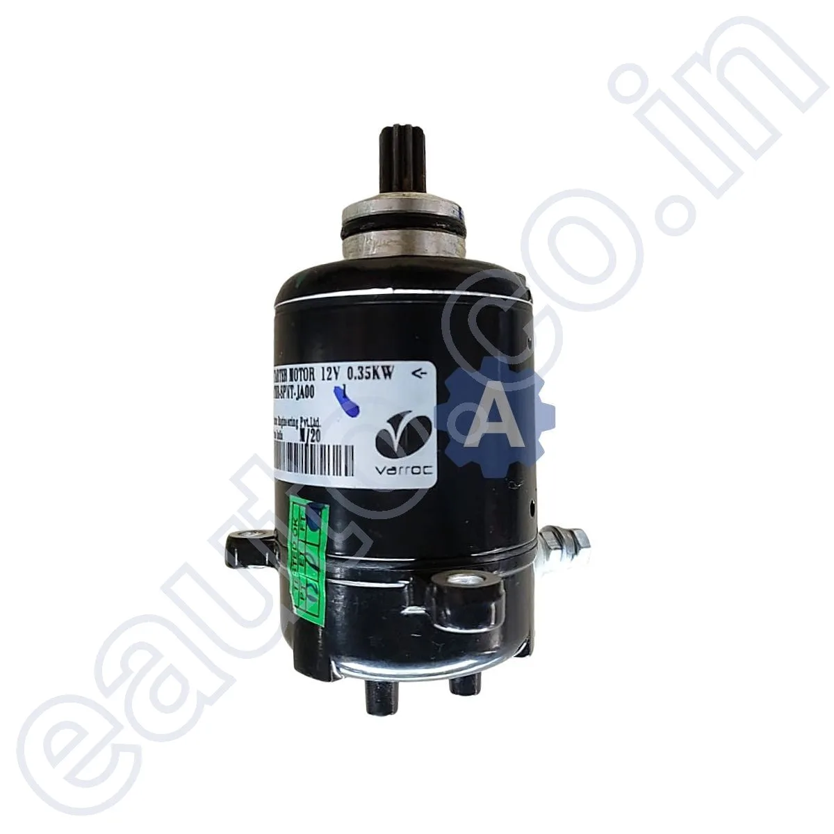 Varroc Starter Motor for Bajaj Discover 100 | Self Motor | Part No. - JA00 3