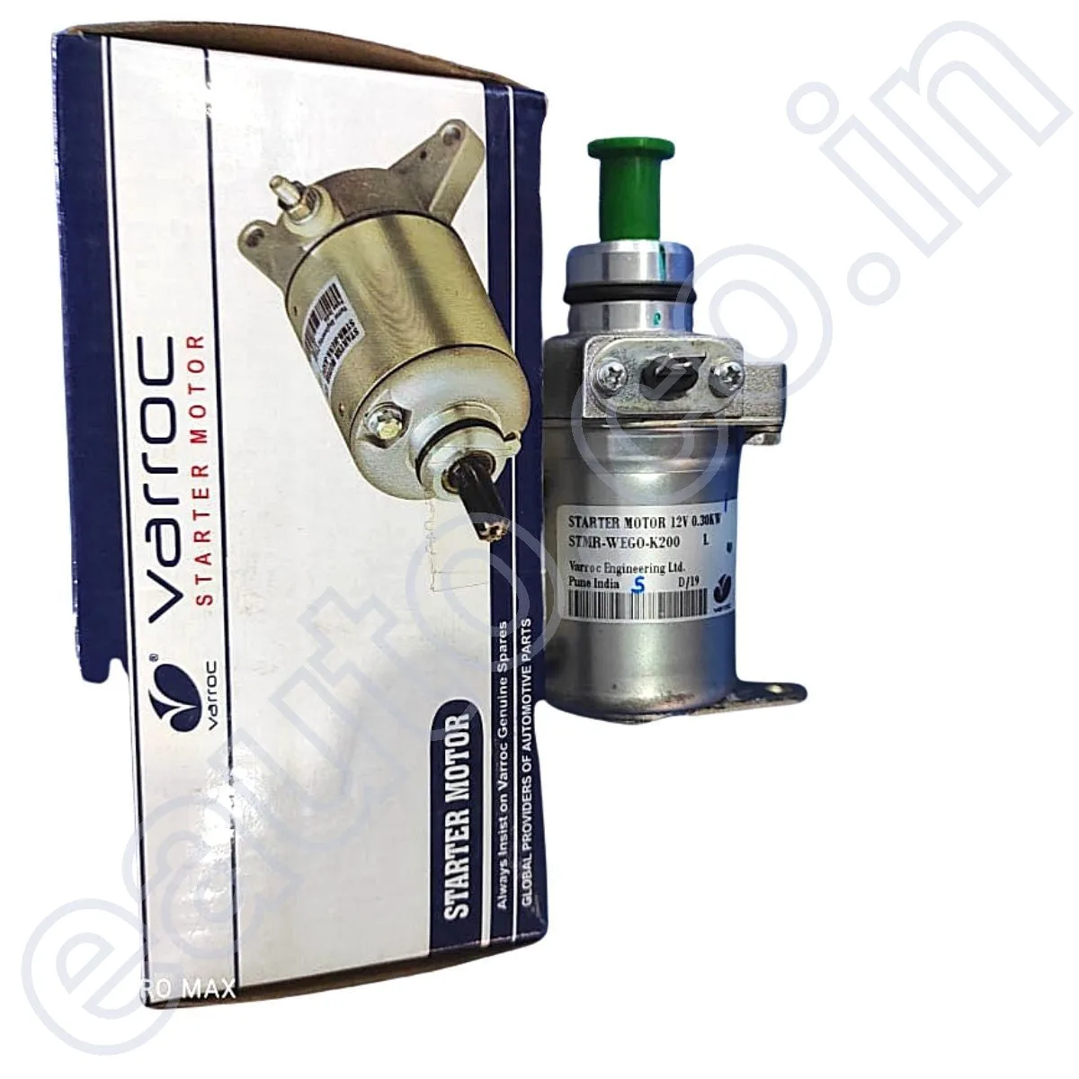 Varroc Starter Motor for TVS Phoenix 125 | Wego | Jupiter | Zest | Part No. - K200 | Self Motor 2