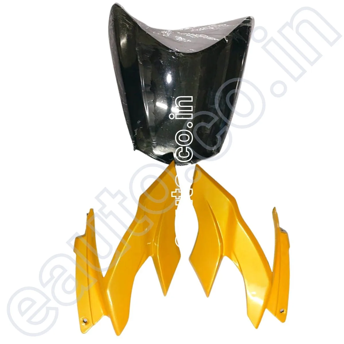 Visor for TVS Apache RTR 160 New Model | RTR 180 New Model | Yellow | Front Fairing or Doom 2